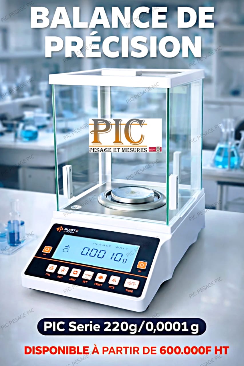 BALANCE ANALYTIQUE DE LABORATOIRE PIC SÉRIE 220G / 0,0001G